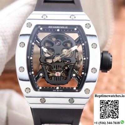 Richard Mille Rm052-01 Tourbillon Jb Factory White Ceramic-Rep Time Watches