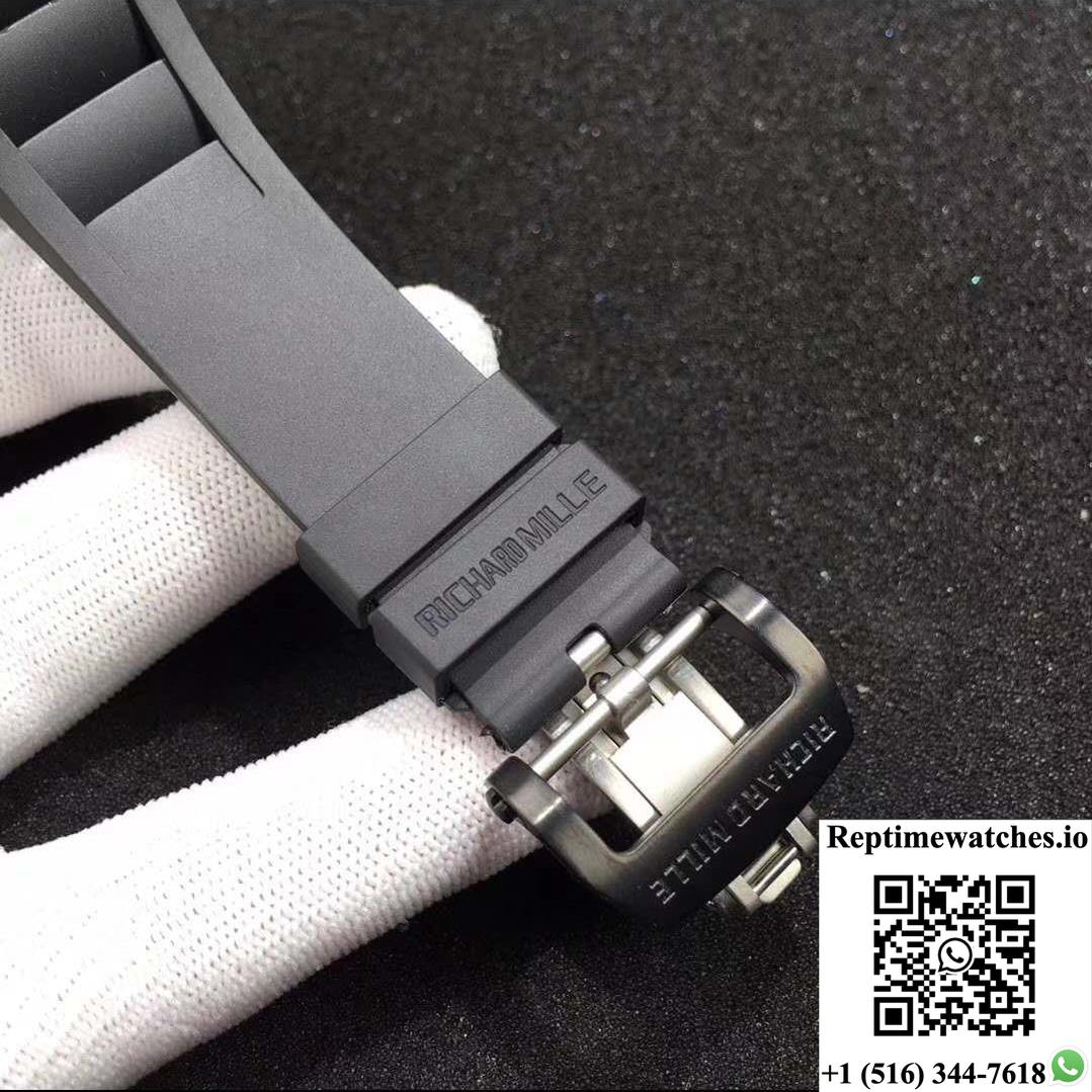 Richard Mille Rm055 Kv Factory Ceramic White Skeleton Dial-Rep Time Watches