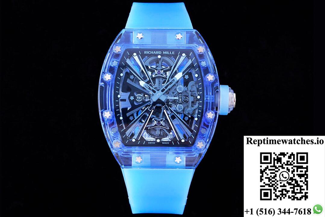 Richard Mille Rm12-01 Rm Factory Tourbillon Transparent Version Case-Rep Time Watches