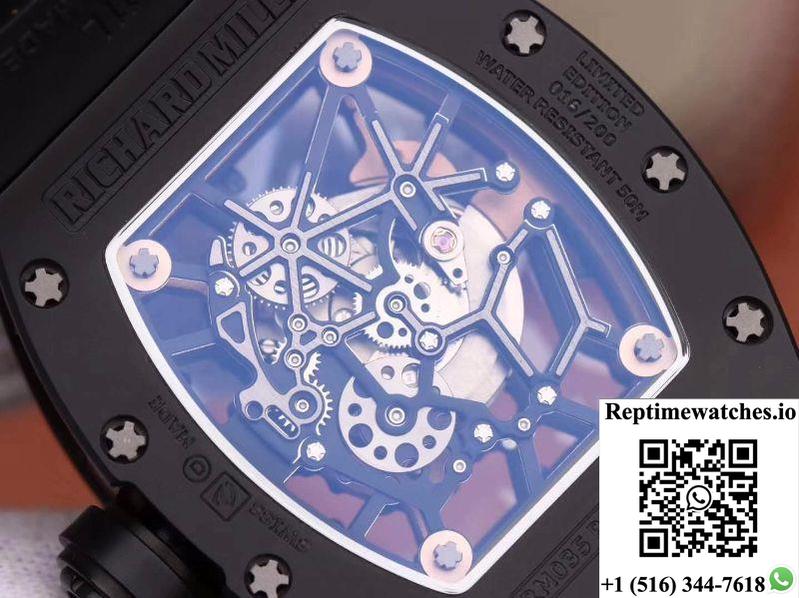 Richard Mille Rm35-02 Americas Kv Factory Skeleton Dial-Rep Time Watches