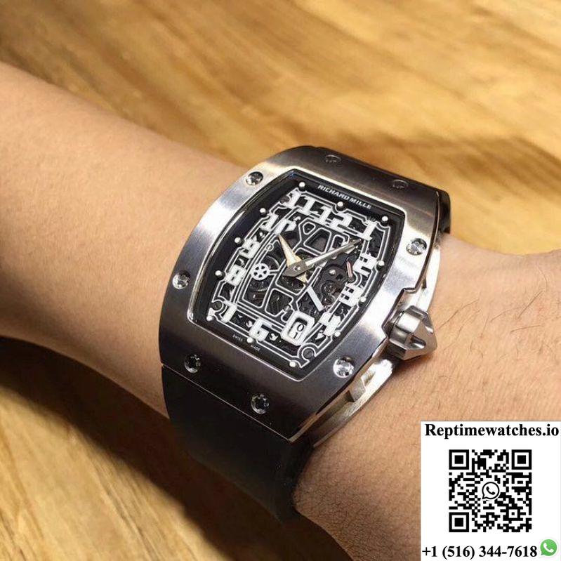 Richard Mille Rm67-01 Extra Flat Titanium Skeleton Dial-Rep Time Watches