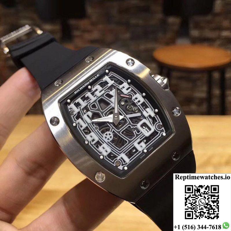 Richard Mille Rm67-01 Extra Flat Titanium Skeleton Dial-Rep Time Watches