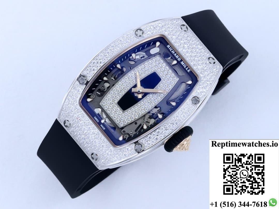 Richard Miller Ladies Rm07-01 Zf Factory Black Strap-Rep Time Watches