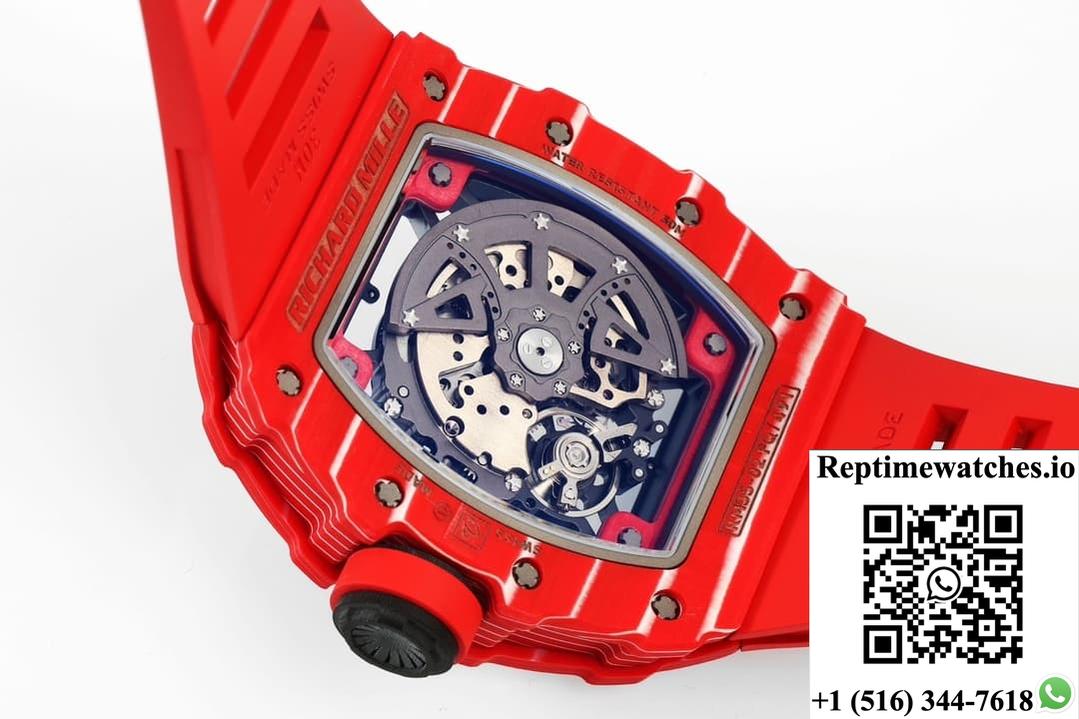 Richard Miller Rm35-02 Rafael Nadal Zf Factory V6 Red Strap-Rep Time Watches