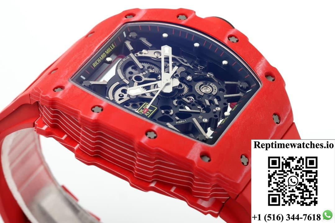 Richard Miller Rm35-02 Rafael Nadal Zf Factory V6 Red Strap-Rep Time Watches