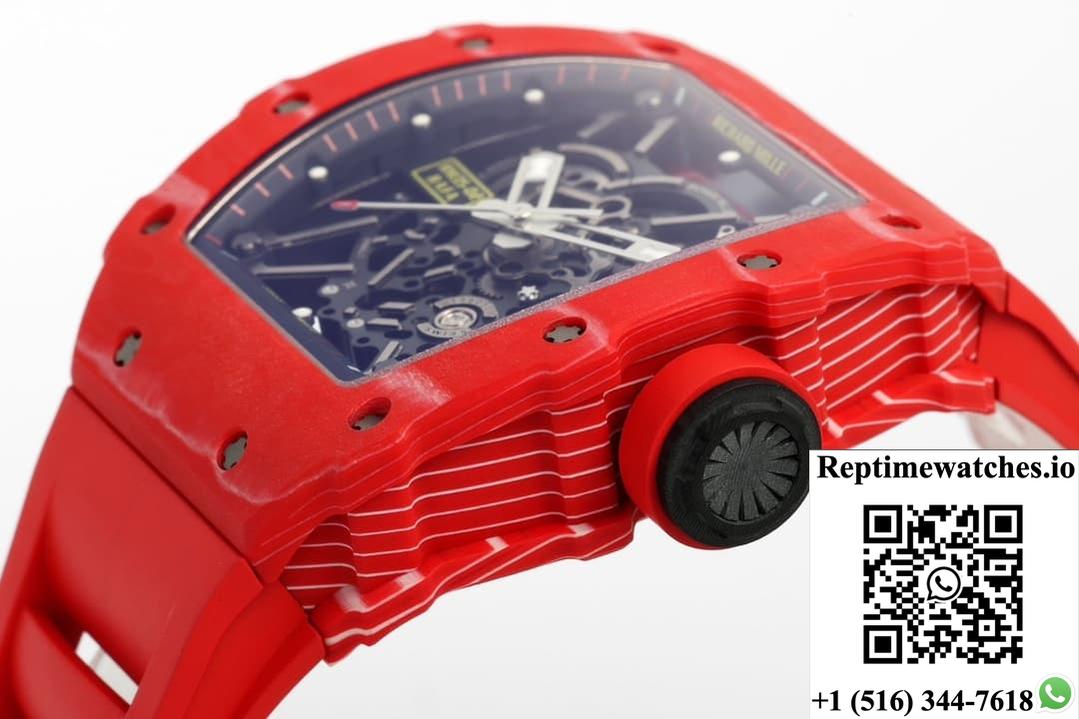 Richard Miller Rm35-02 Rafael Nadal Zf Factory V6 Red Strap-Rep Time Watches