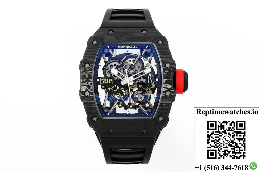 Richard Miller Rm35-02 Zf Factory V6 Skeleton Dial-Rep Time Watches