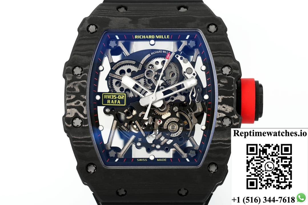 Richard Miller Rm35-02 Zf Factory V6 Skeleton Dial-Rep Time Watches