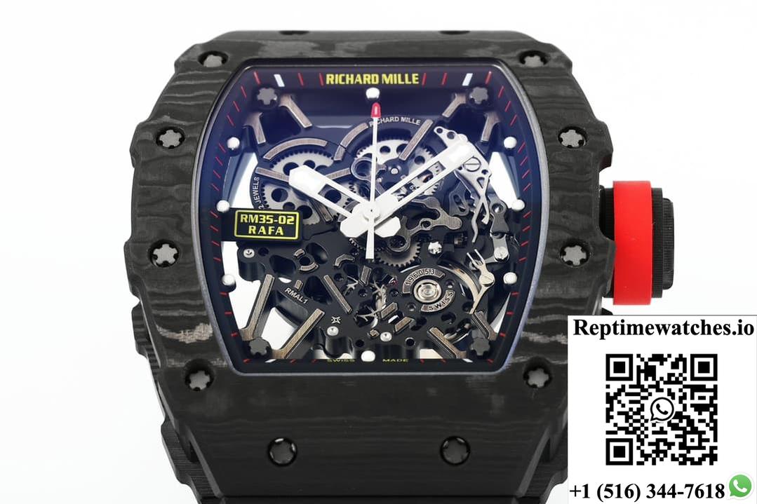 Richard Miller Rm35-02 Zf Factory V6 Skeleton Dial-Rep Time Watches
