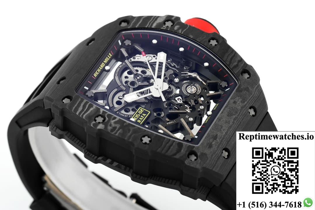 Richard Miller Rm35-02 Zf Factory V6 Skeleton Dial-Rep Time Watches