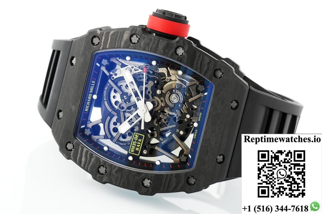 Richard Miller Rm35-02 Zf Factory V6 Skeleton Dial-Rep Time Watches