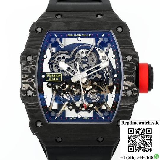 Richard Miller Rm35-02 Zf Factory V6 Skeleton Dial-Rep Time Watches