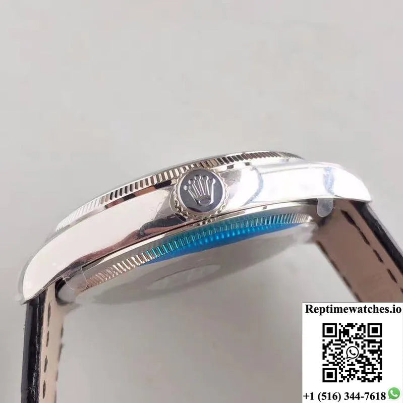 Rolex Cellini 50509 Mks Factory V4 Black Dial-Rep Time Watches