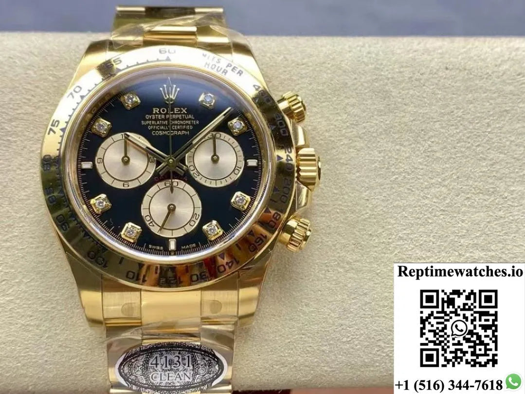 Rolex Cosmic Chronograph Daytona M126508-0003 Clean Factory Black Dial-Rep Time Watches