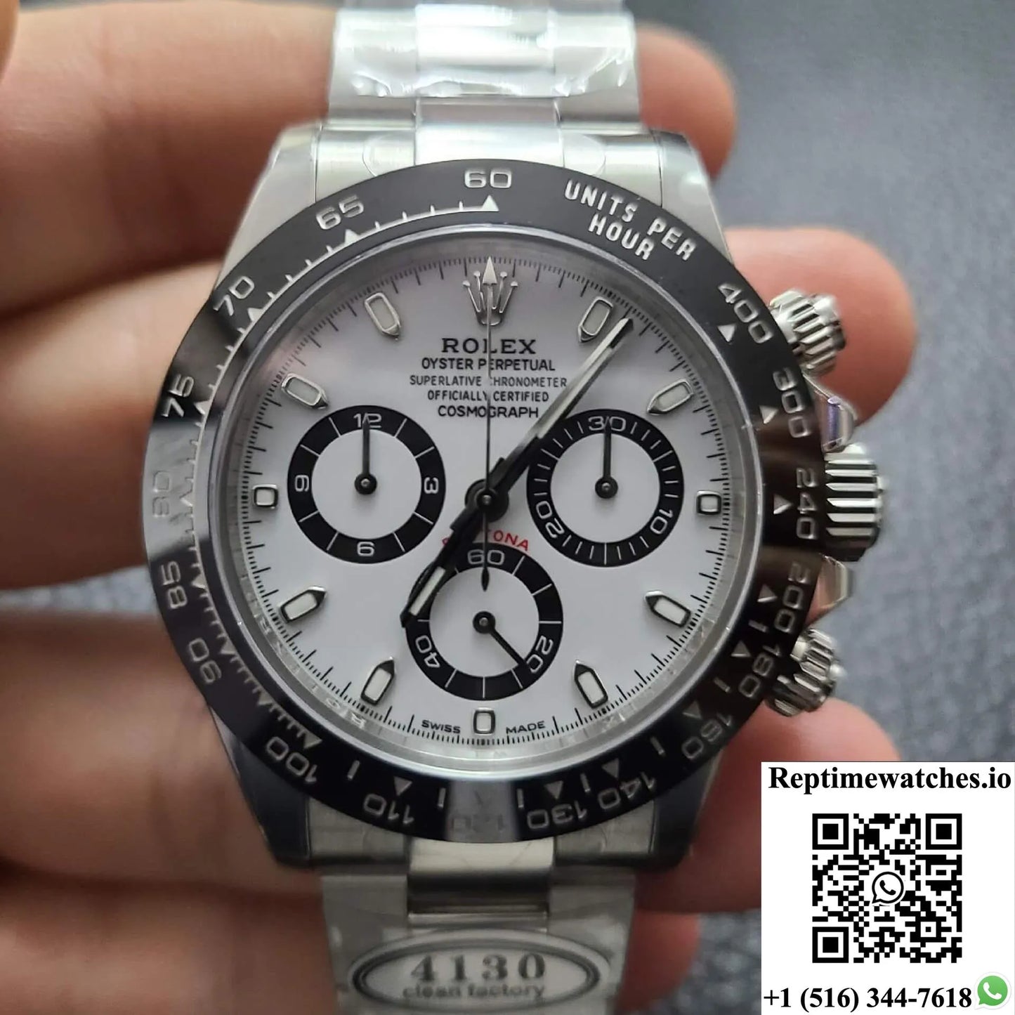 Rolex Cosmograph Daytona M116500Ln-0001 Clean Factory V3 Black Bezel-Rep Time Watches