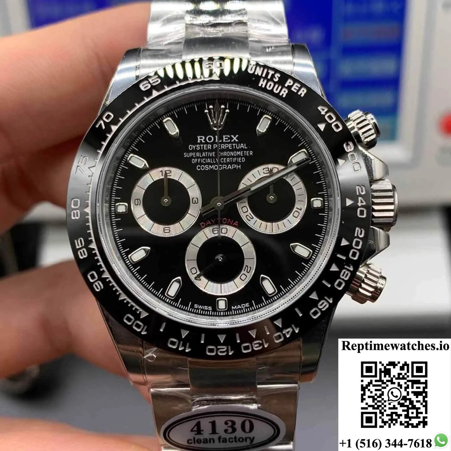Rolex Cosmograph Daytona M116500Ln-0002 Clean Factory V3 Black Dial-Rep Time Watches