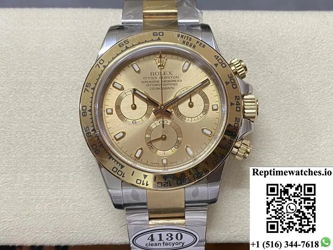 Rolex Cosmograph Daytona M116503-0003 Clean Factory Yellow Gold-Rep Time Watches