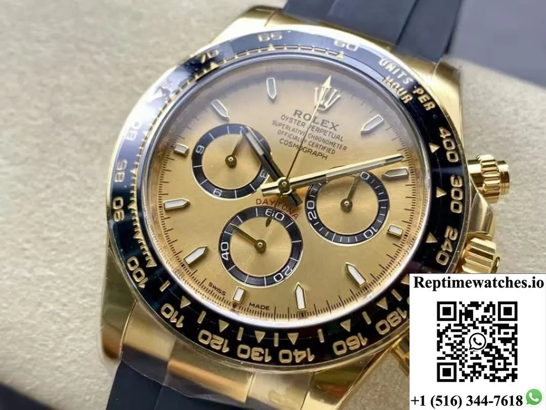 Rolex Cosmograph Daytona M126518Ln-0010 Clean Factory Rubber Strap-Rep Time Watches