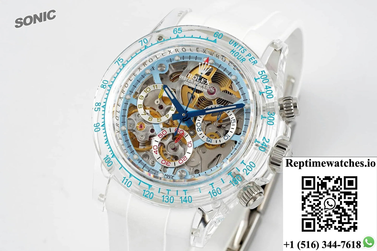 Rolex Cosmograph Daytona Sonic Factory Crystal Case-Rep Time Watches