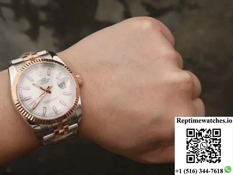 Rolex Datejust 126233 36Mm Gm Factory White Luminous Scale Dial-Rep Time Watches