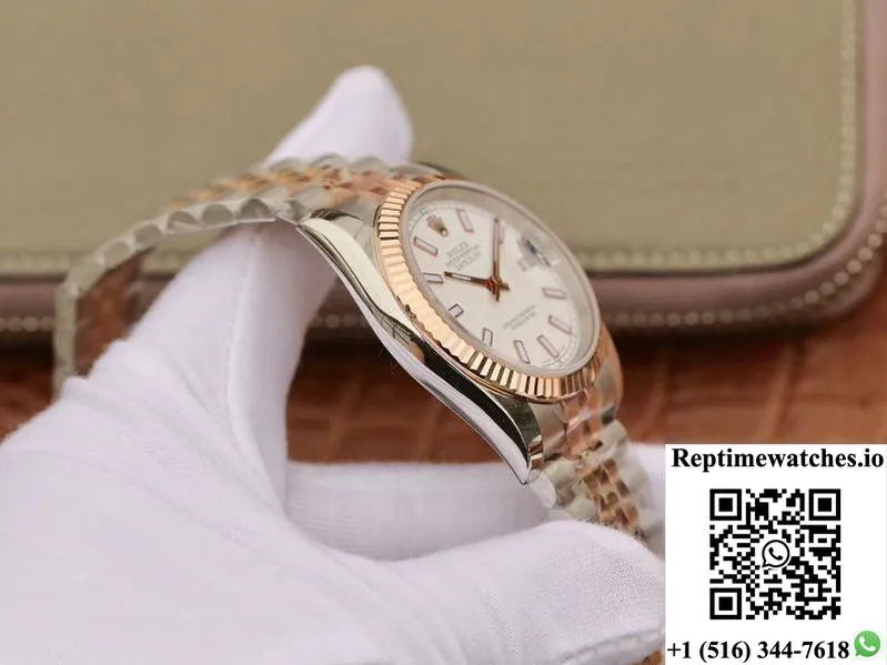 Rolex Datejust 126233 36Mm Gm Factory White Luminous Scale Dial-Rep Time Watches