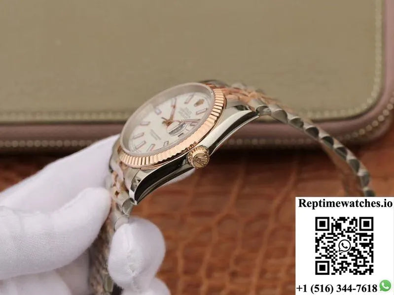 Rolex Datejust 126233 36Mm Gm Factory White Luminous Scale Dial-Rep Time Watches