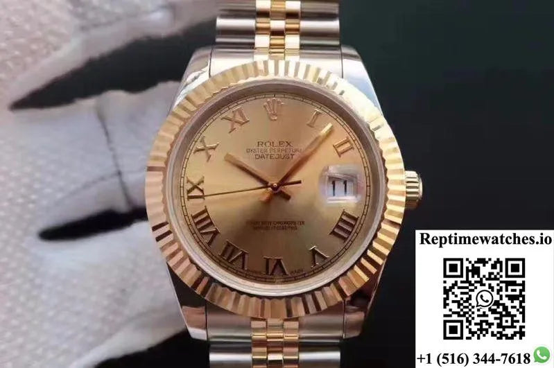 Rolex Datejust 126333-007 41Mm Gold Wrapped Dial-Rep Time Watches