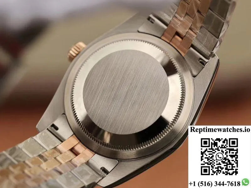 Rolex Datejust 36Mm Gm Factory White Dial-Rep Time Watches