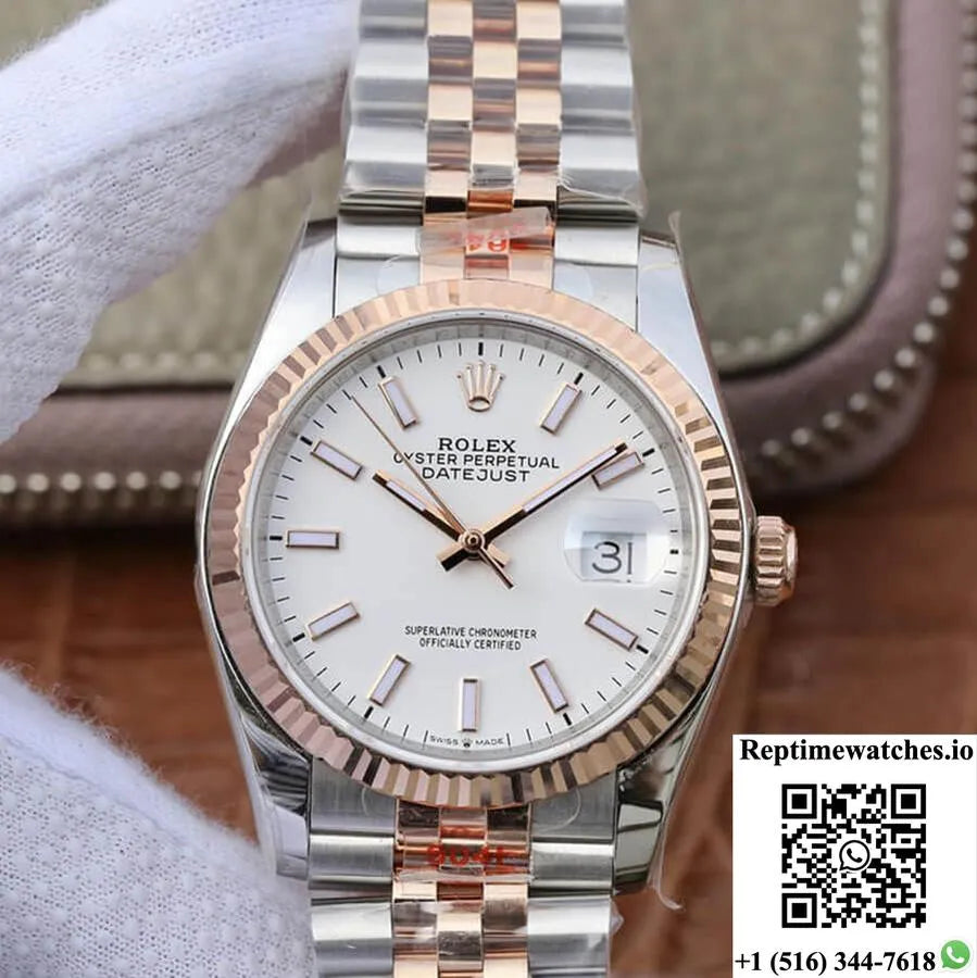 Rolex Datejust M126231-0017 36Mm Gm Factory Rose Gold-Rep Time Watches