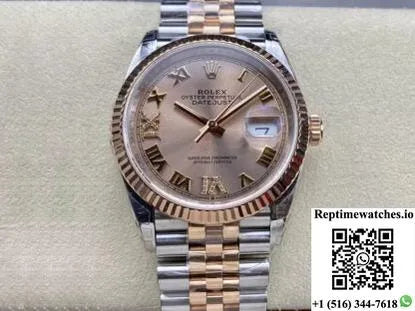 Rolex Datejust M126231-0027 36Mm Vs Factory Rose Gold-Rep Time Watches