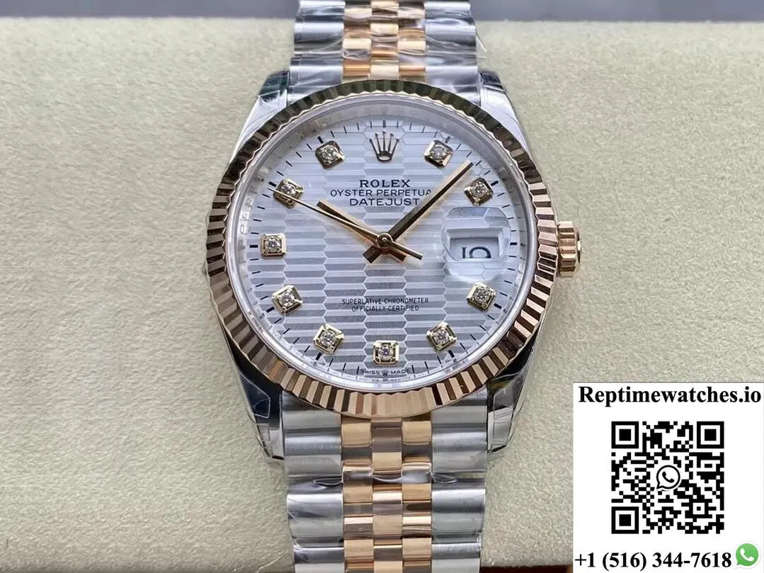 Rolex Datejust M126231-0039 36Mm Vs Factory Rose Gold-Rep Time Watches