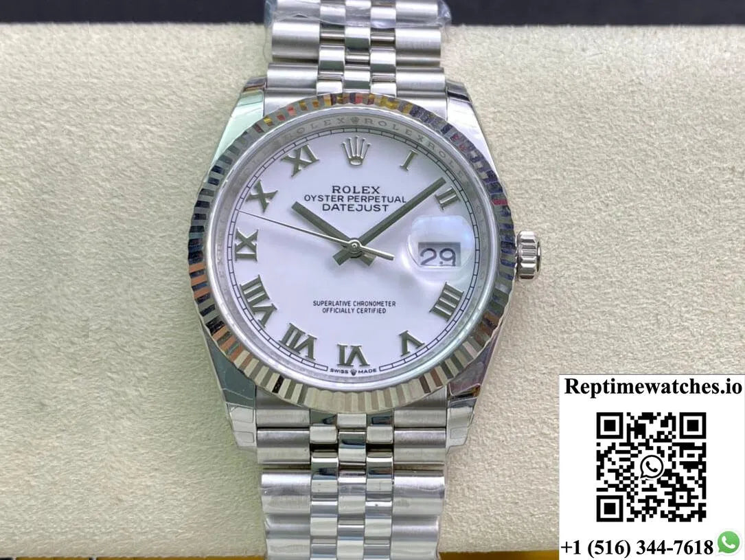 Rolex Datejust M126234-0025 Ew Factory White Dial-Rep Time Watches