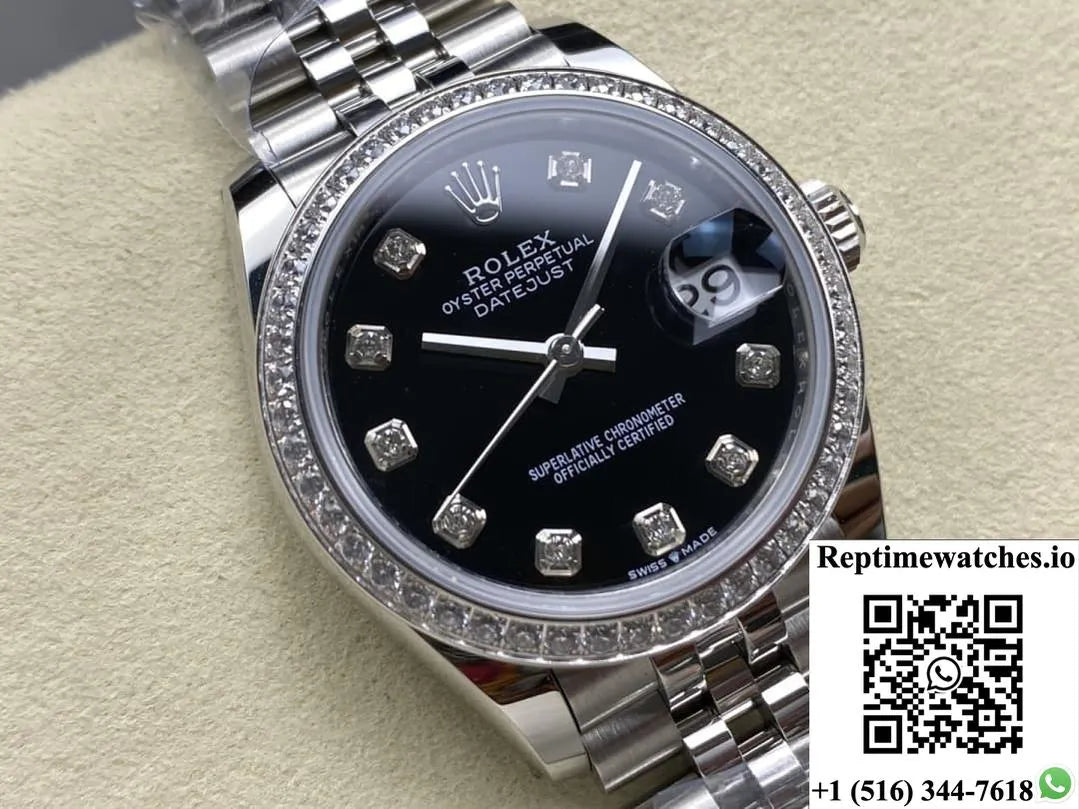 Rolex Datejust M126284Rbr-0019 Ar Factory Diamond Hour Markers-Rep Time Watches