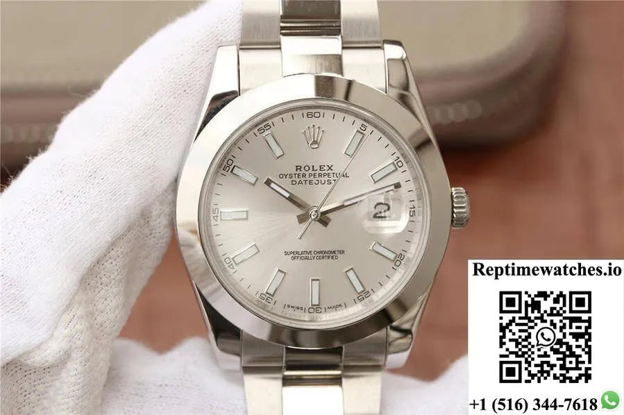 Rolex Datejust M126300-0005 Ew Factory White Dial-Rep Time Watches
