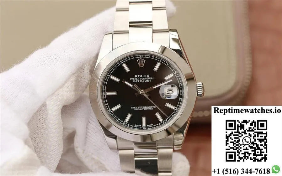 Rolex Datejust M126300-0011 Ew Factory Black Dial-Rep Time Watches