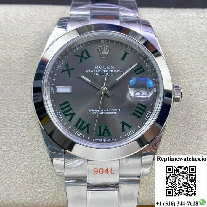 Rolex Datejust M126300-0013 Ew Factory Dark Grey Dial-Rep Time Watches