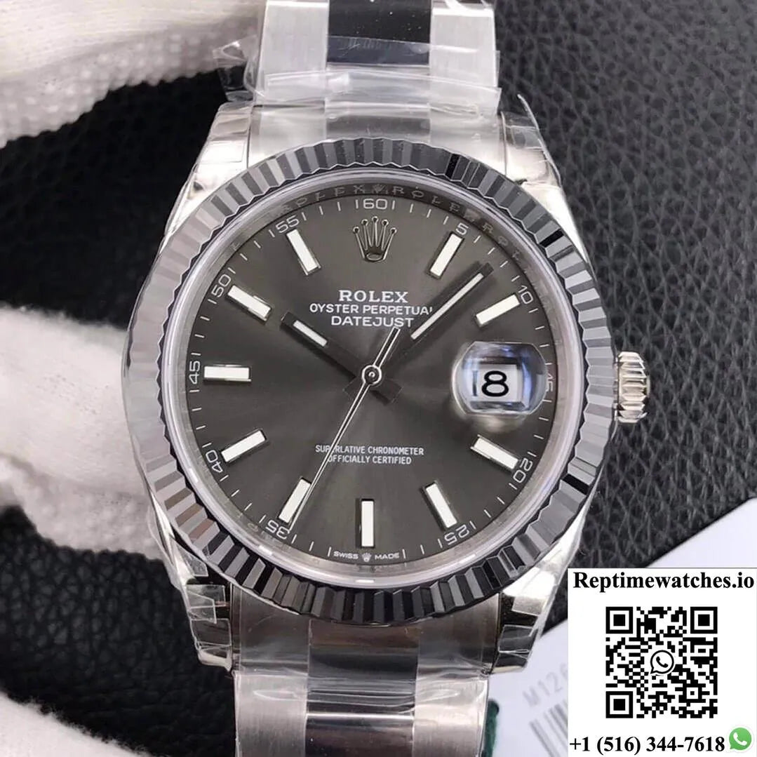 Rolex Datejust M126334-0013 Vs Factory Grey Dial-Rep Time Watches