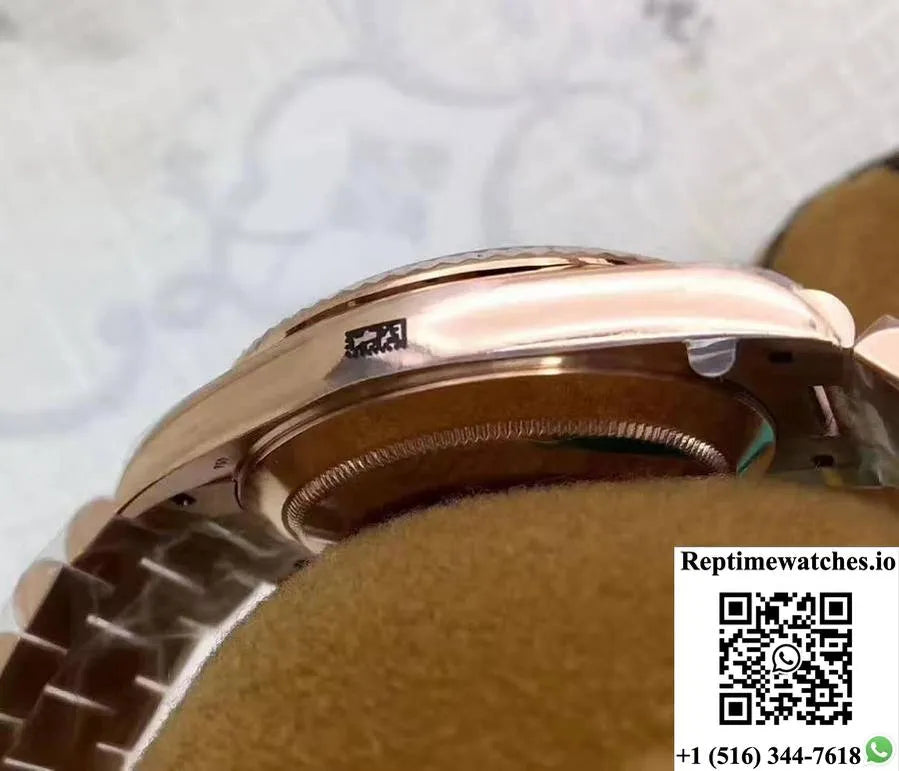 Rolex Day-Date 40 228235 Rose Gold 40Mm Ew Factory Sundust Dial-Rep Time Watches