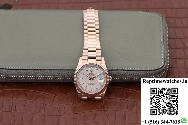 Rolex Day Date Ii 228235 40Mm Ew Factory Rosegold Dial-Rep Time Watches