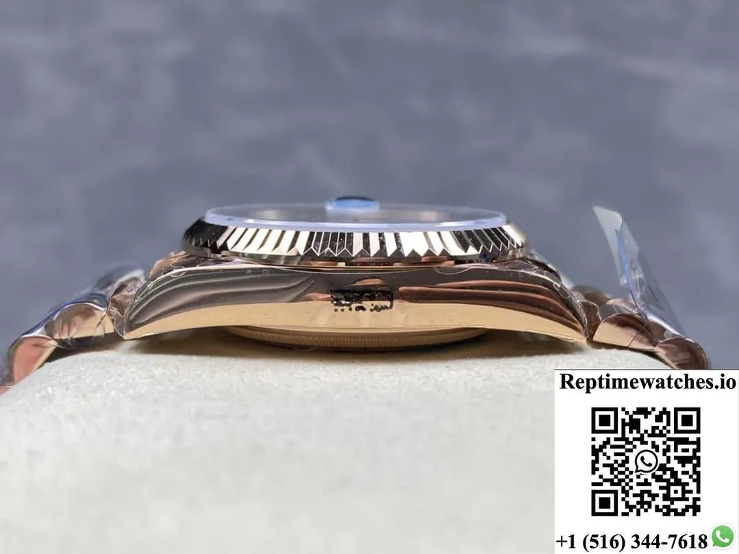 Rolex Day-Date M128235-0051 8+ Factory Diamond Dial-Rep Time Watches