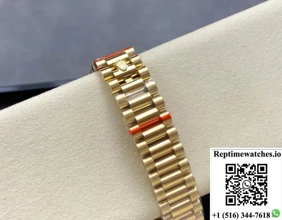 Rolex Day-Date M128238-0106 8+Factory Gold Case-Rep Time Watches