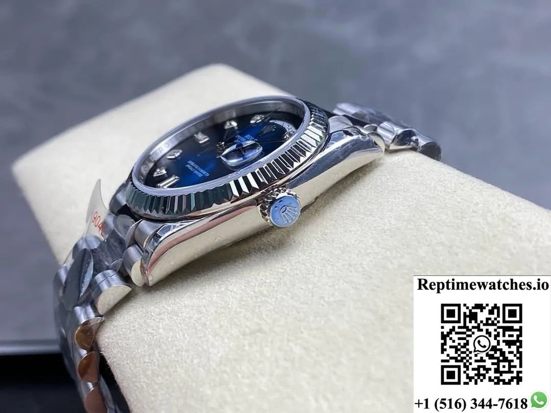 Rolex Day-Date M128239-0023 8+ Factory Stainless Steel Case-Rep Time Watches