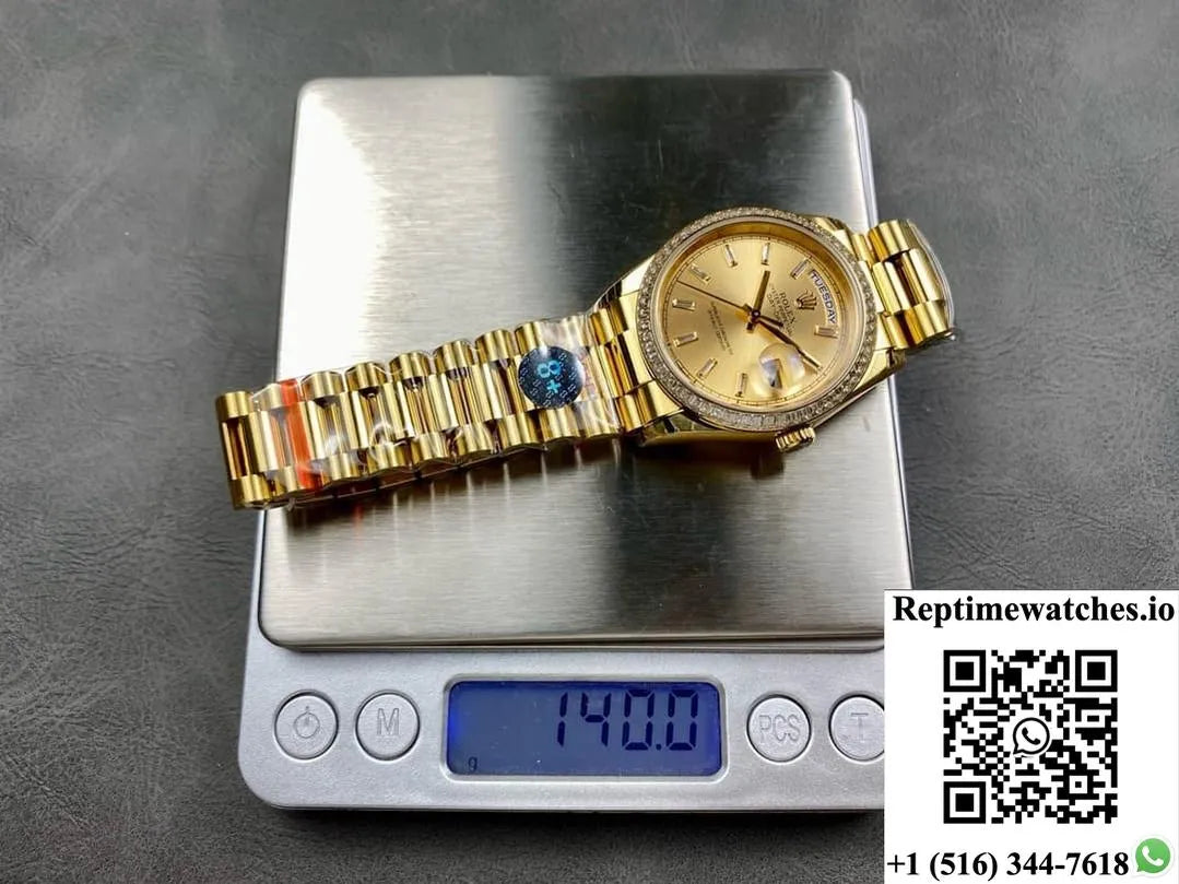 Rolex Day-Date M128398Tbr-0037 8+ Factory Large Calendar-Rep Time Watches