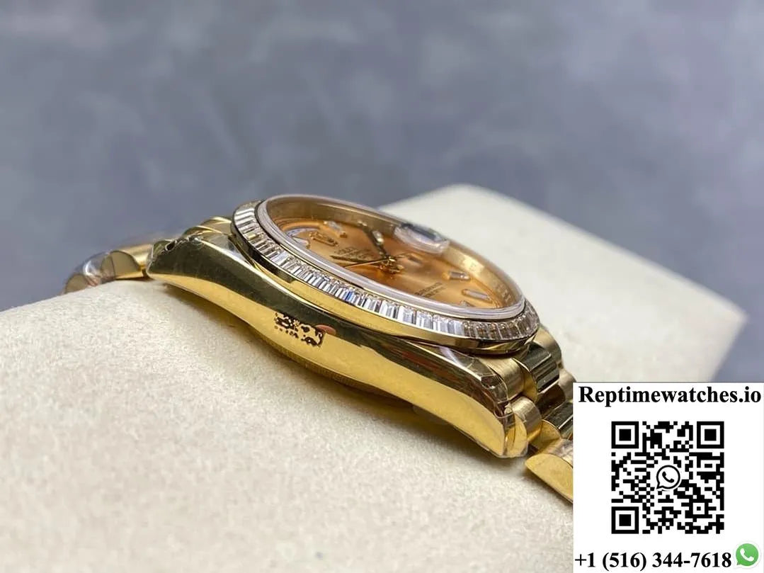 Rolex Day-Date M128398Tbr-0037 8+ Factory Large Calendar-Rep Time Watches