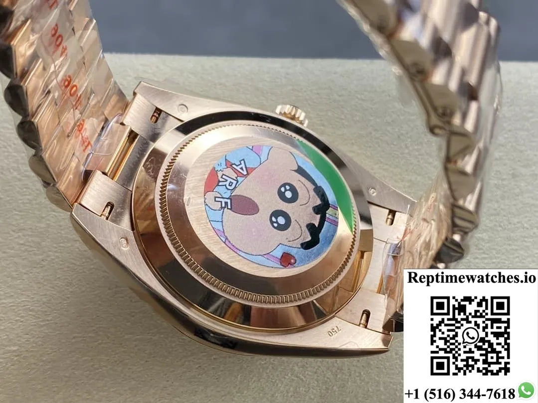 Rolex Day-Date M228235-0055 Ar Factory Rose Gold Color-Rep Time Watches