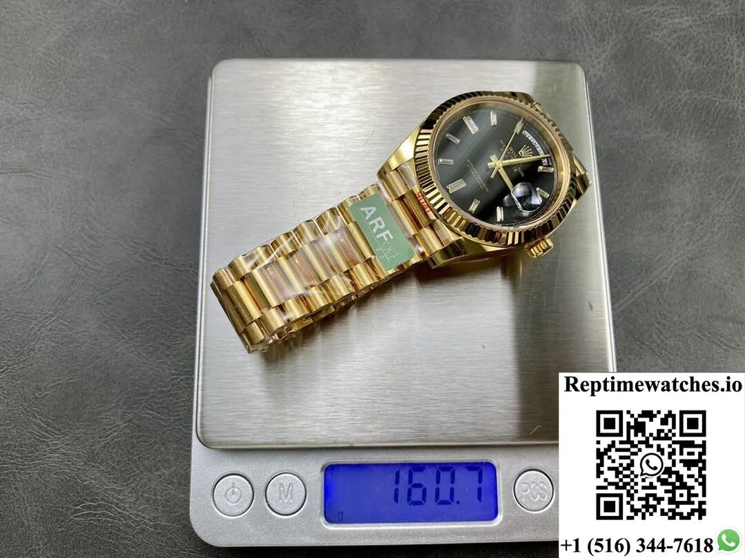 Rolex Day Date M228238-0067 Ar Factory Gold Strap-Rep Time Watches