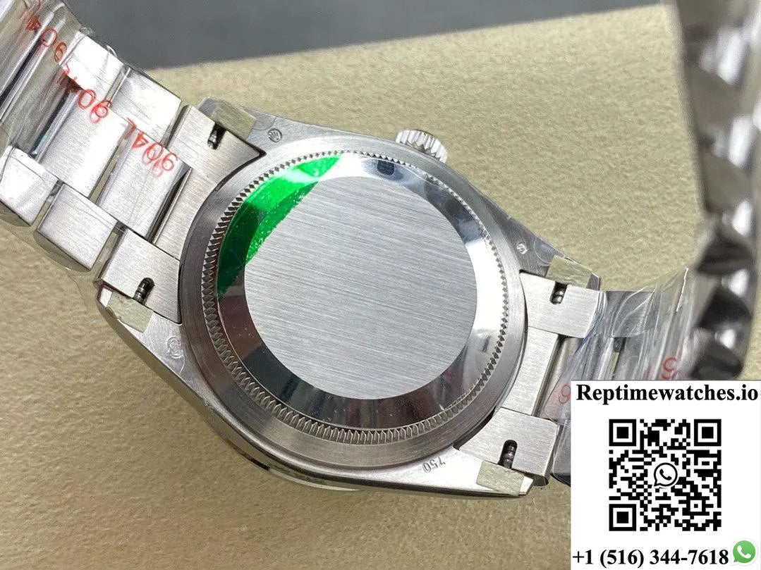 Rolex Day-Date Model M228349Rbr-0046 8+ Factory White Dial-Rep Time Watches