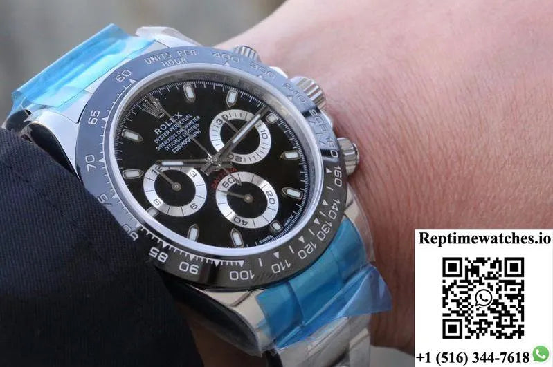 Rolex Daytona Cosmograph 116500Ln Noob Factory Black Dial-Rep Time Watches