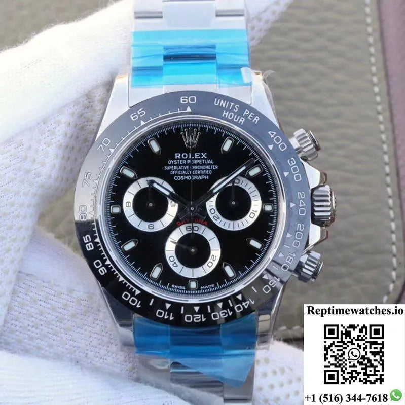 Rolex Daytona Cosmograph 116500Ln Noob Factory Black Dial-Rep Time Watches