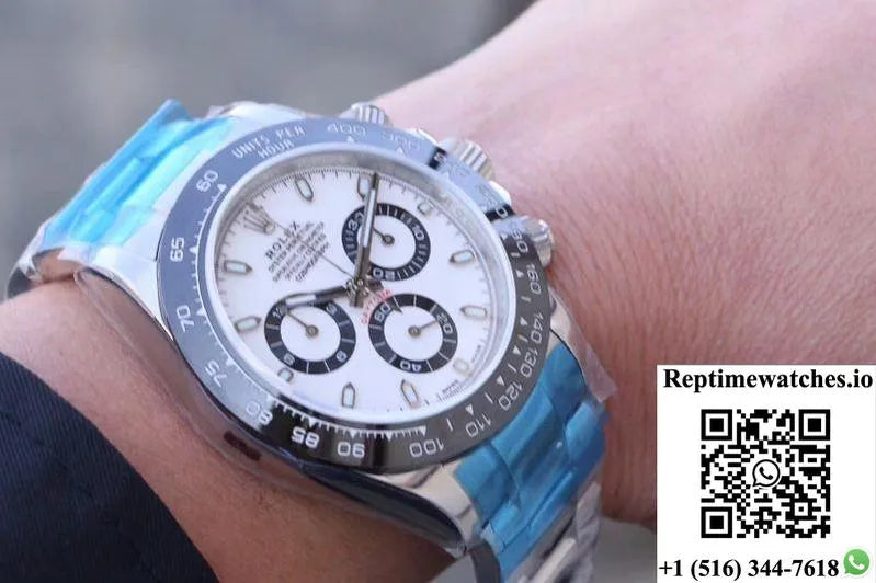 Rolex Daytona Cosmograph 116500Ln Noob Factory White Dial-Rep Time Watches